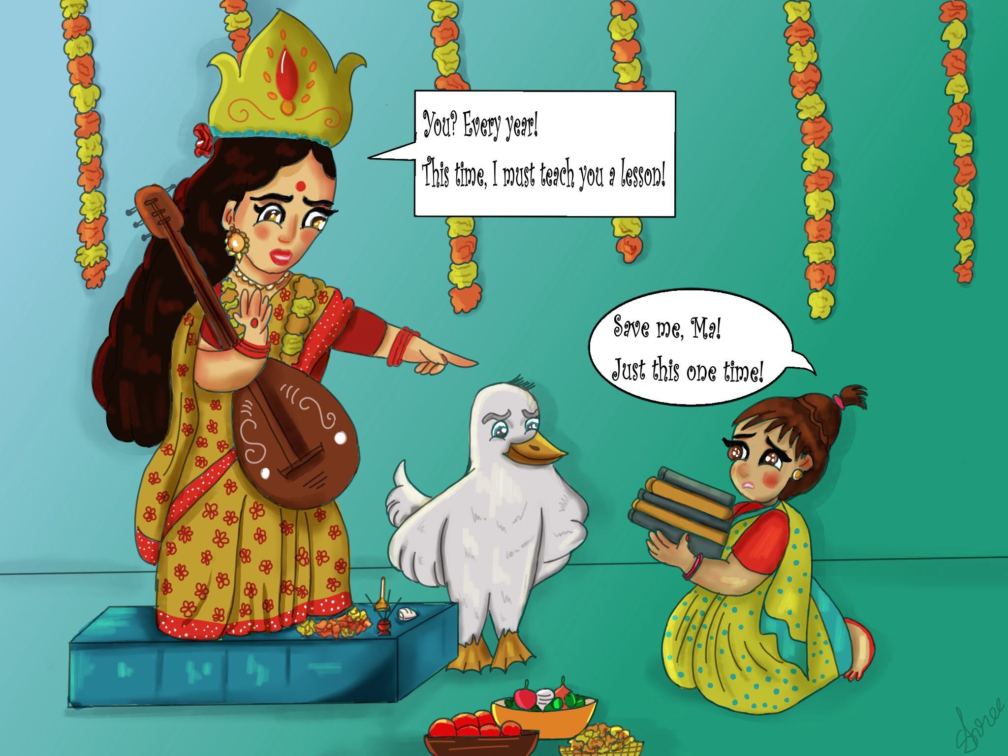 saraswati pooja