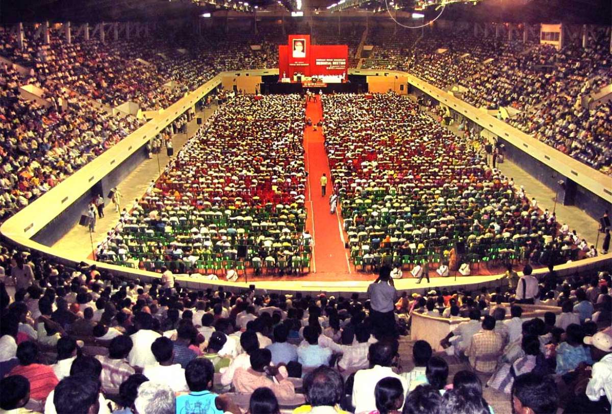 Election rally in India