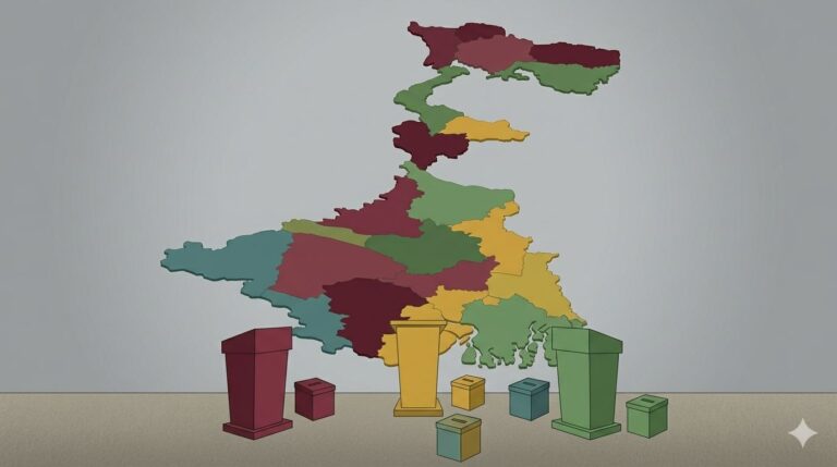 The peculiar bipolarity in West Bengal