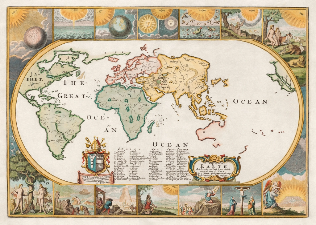 Map Earth 1681
